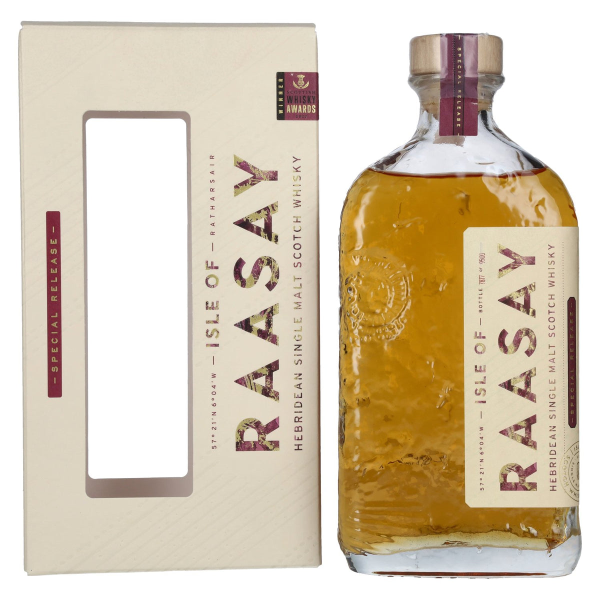 Isle of Raasay Quercus Humboldtii Oak Single Malt Special Release 50.7% ABV 0.7l in a gift box