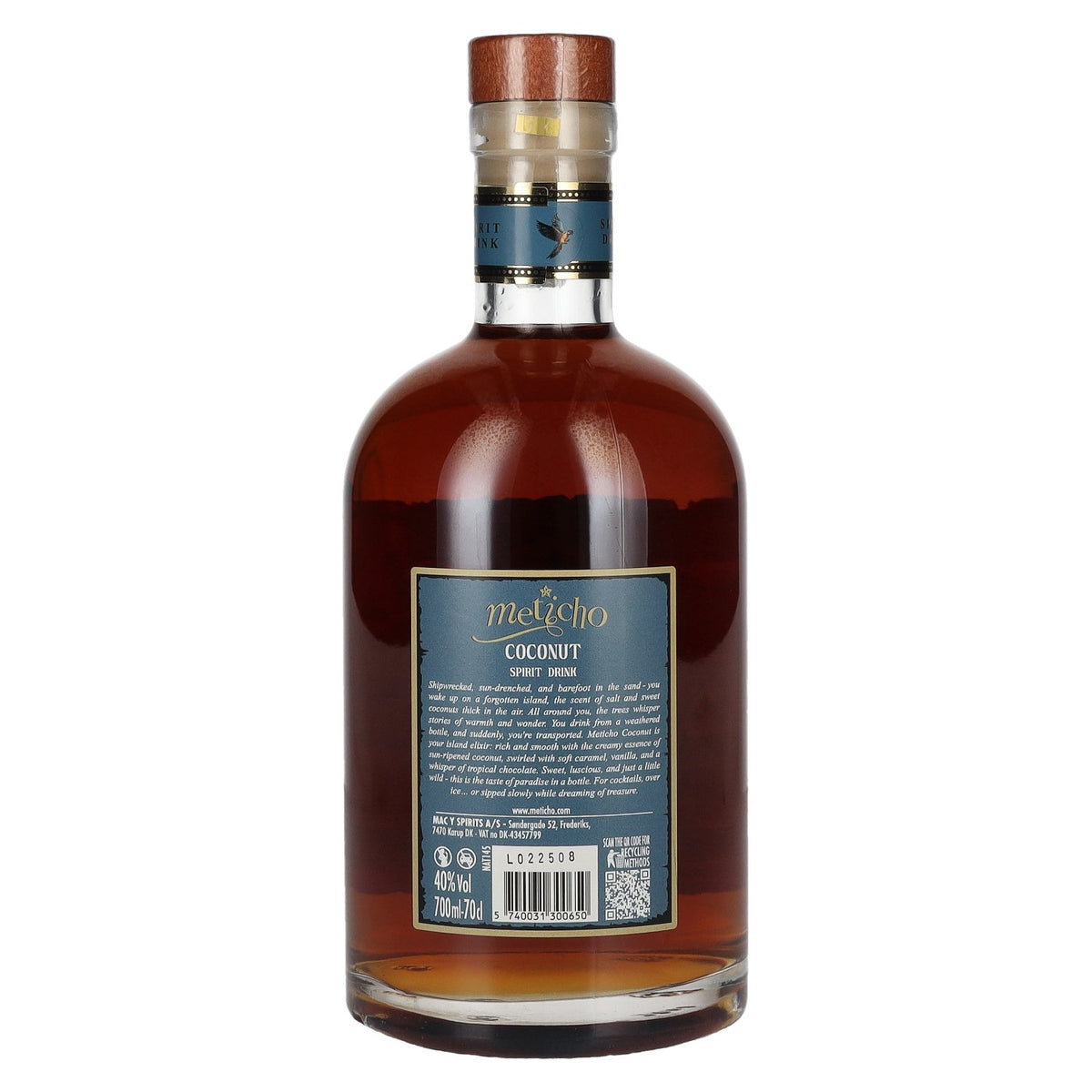 Meticho Coconut Spirit Drink 40% vol. 0,7l