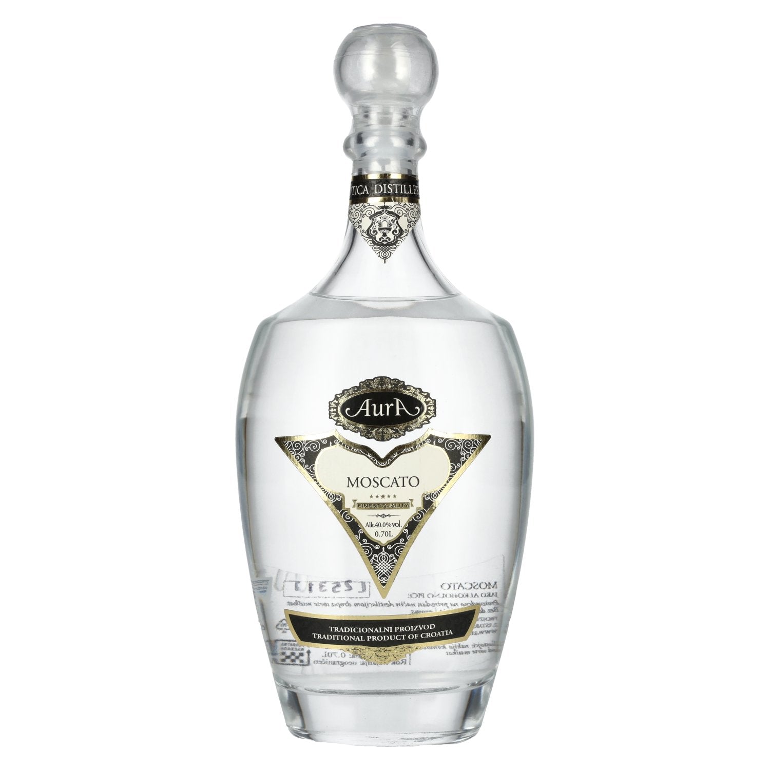 Aura Grappa Moscato 40% vol. 0,7l