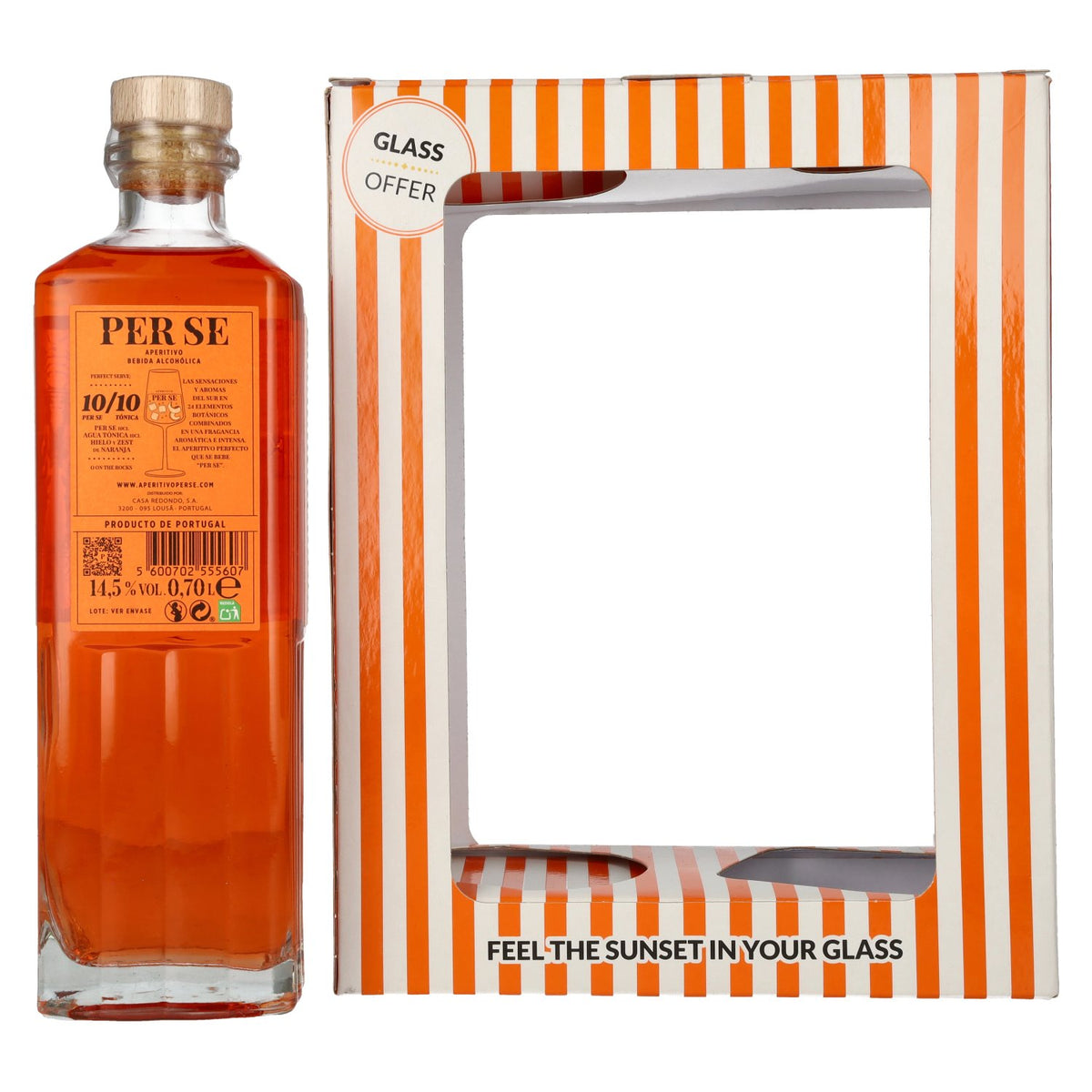 Per SE Aperitivo 14,5% vol. 0,7l en coffret cadeau avec verre