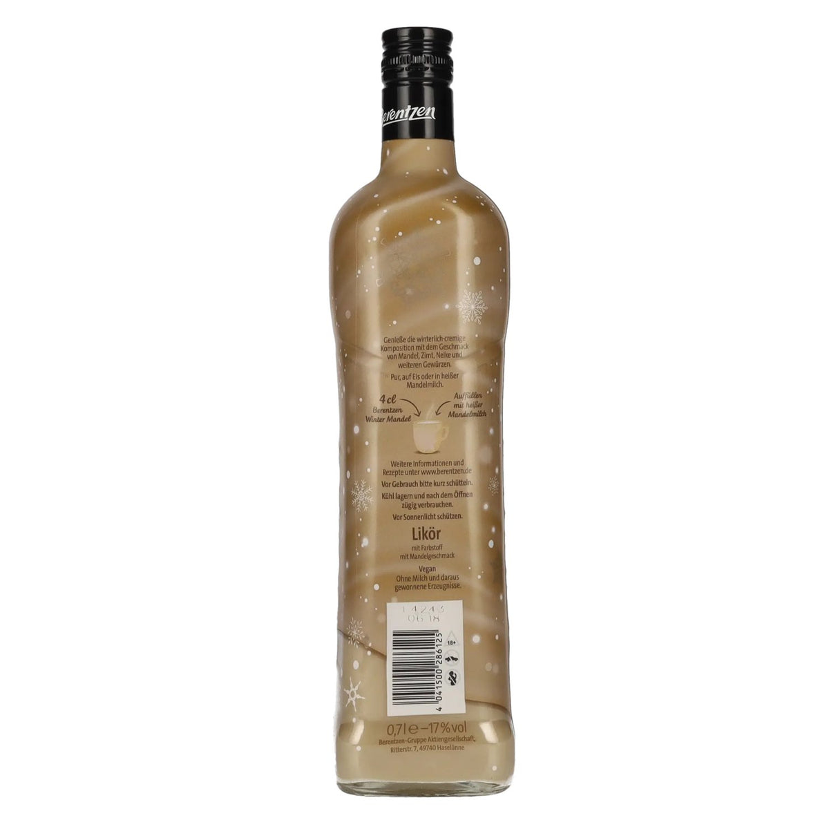 Berentzen Liqueur d'amande d'hiver 17% vol. 0,7l