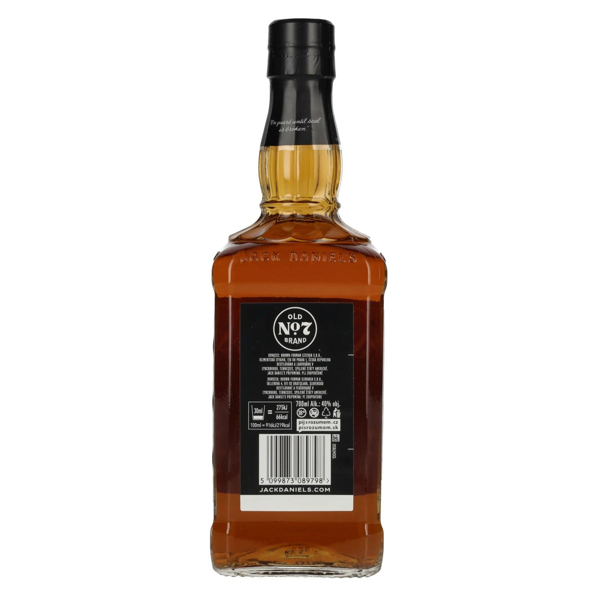 Jack Daniel's Tennessee Whiskey 40% Vol. 0,7l