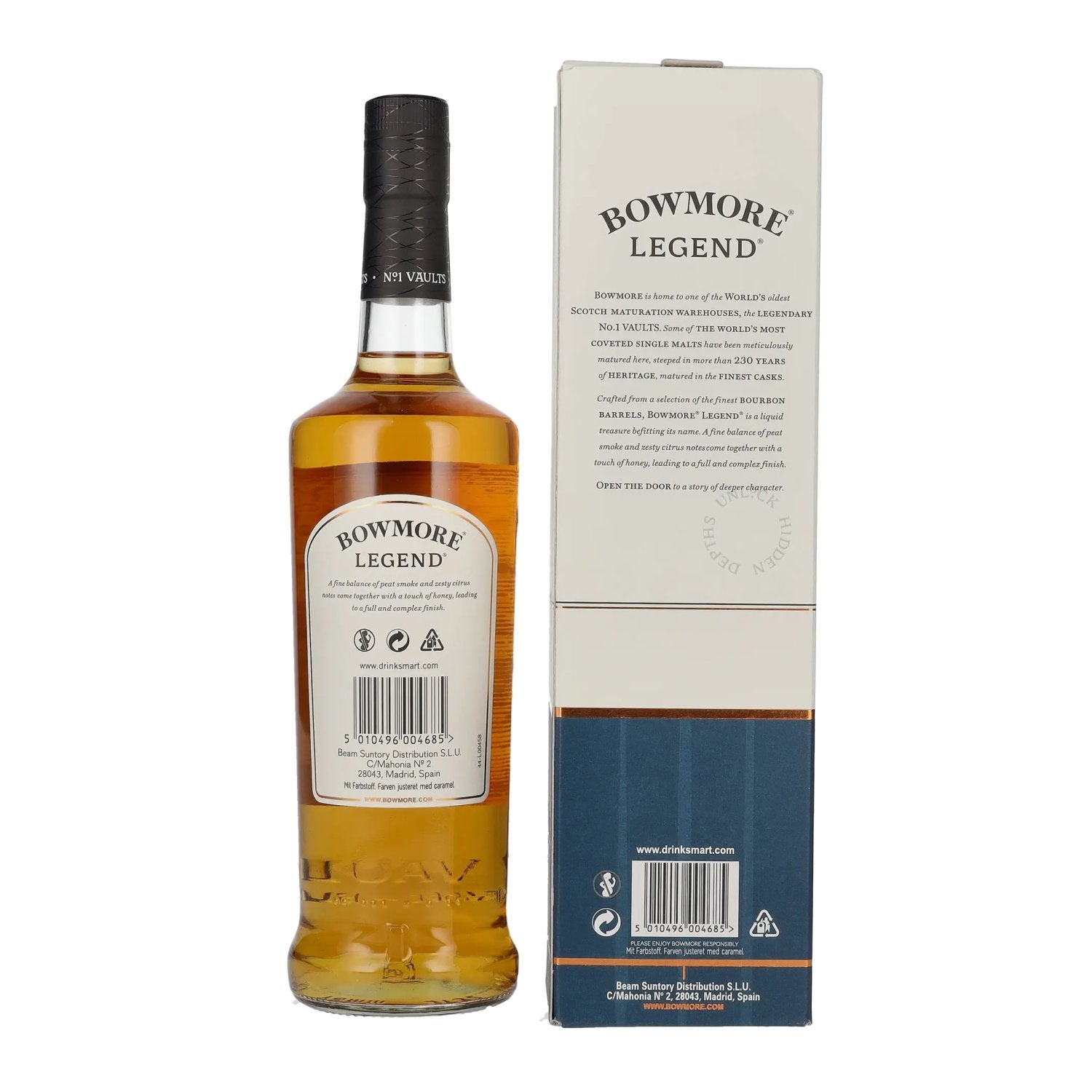 Bowmore LEGEND Islay Single Malt 40% Vol. 0,7l in Geschenkbox