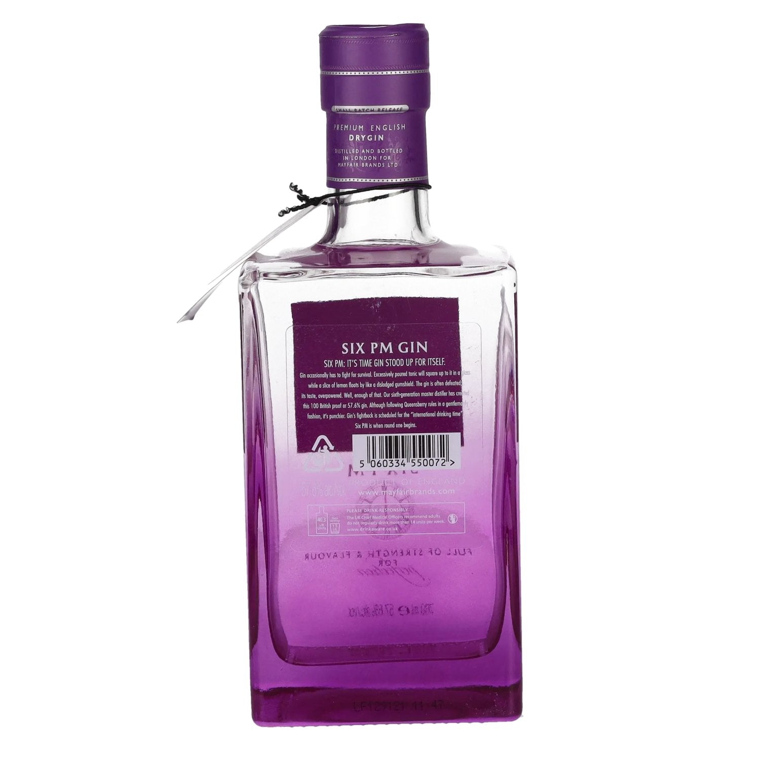 Mayfair London Dry Gin SIX PM Edition 57,6% Vol. 0,7l
