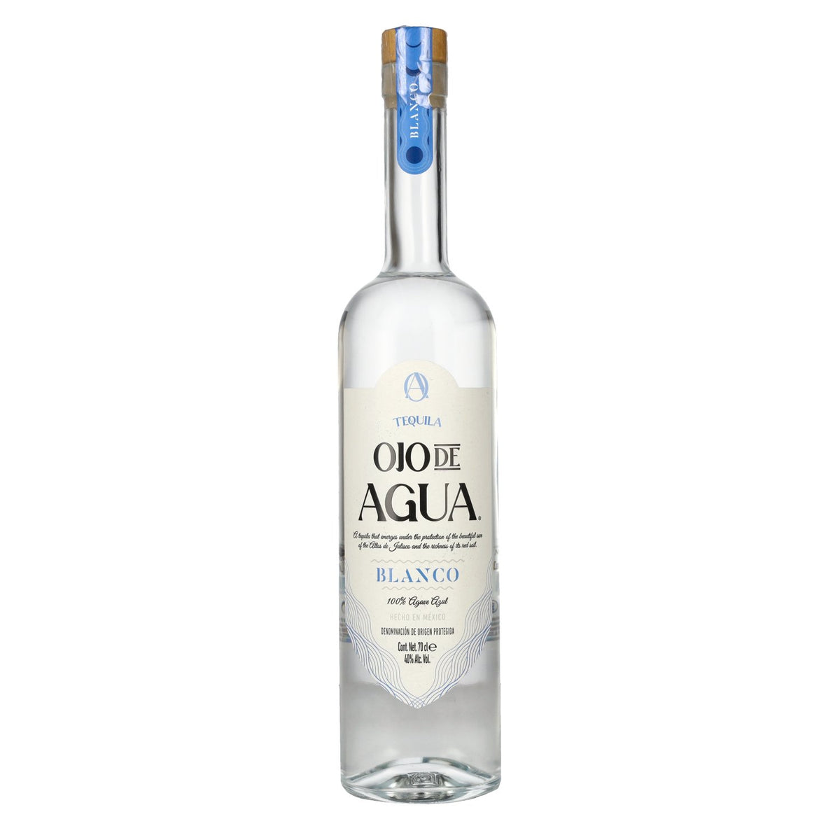 Ojo de Agua Blanco Tequila 100% Agave Azul 40% Vol. 0,7l