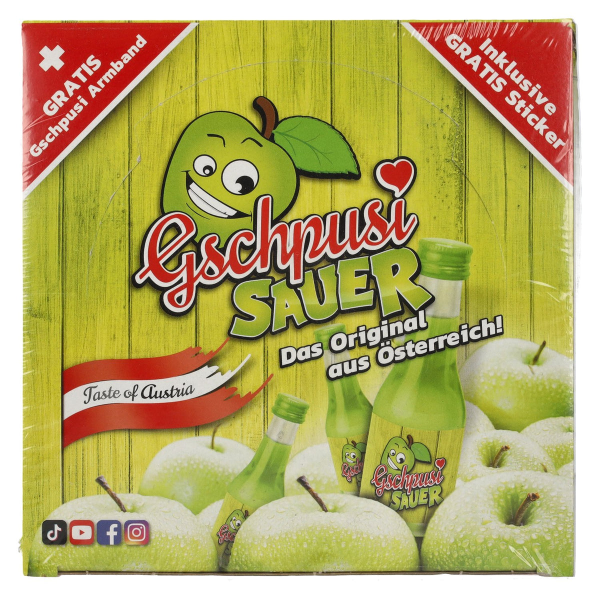 Gschpusi Sauer 16% vol. 25x0,02l avec autocollant