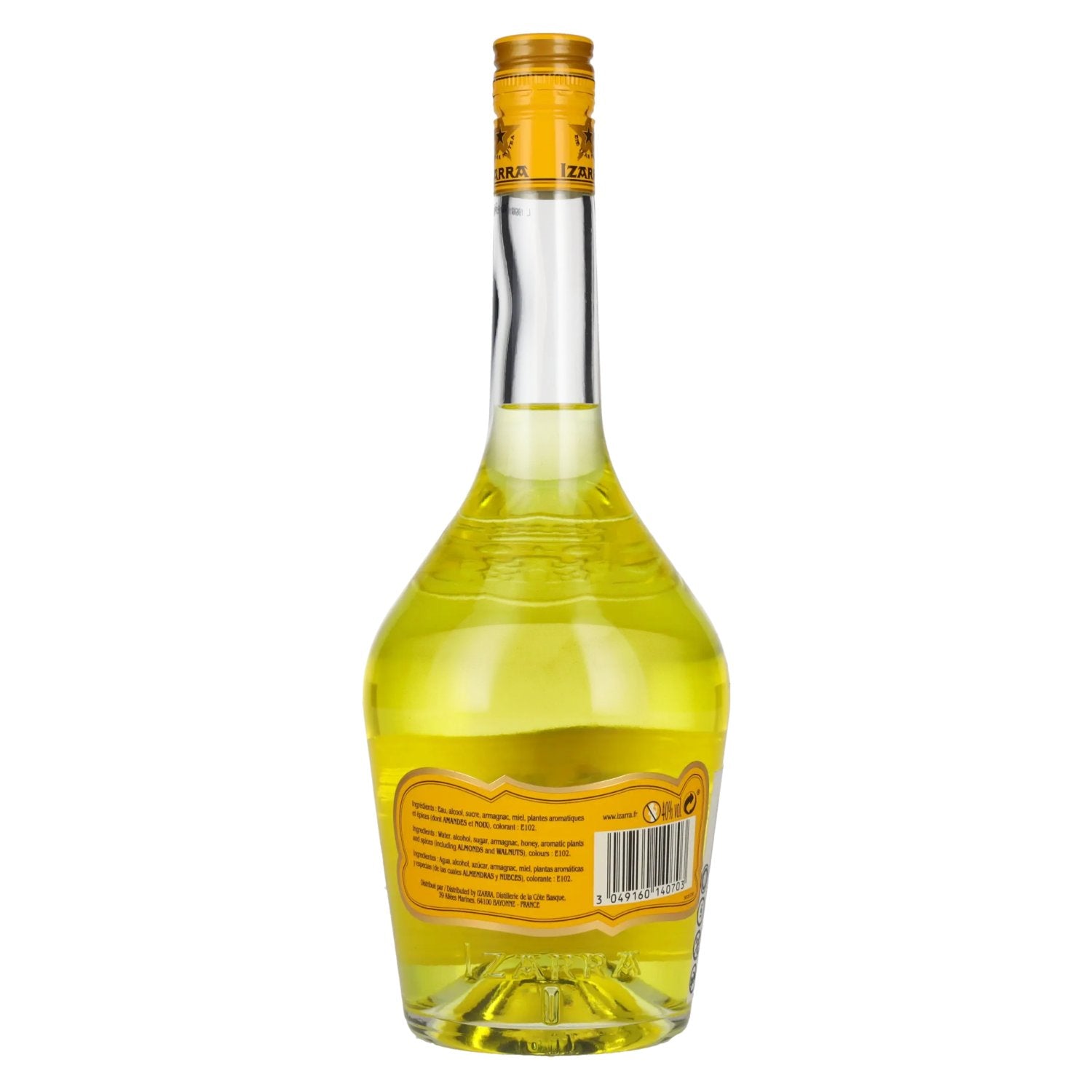 Izarra LA MARQUE DU PAYS BASQUE Jaune Liqueur 40% Vol. 0,7l