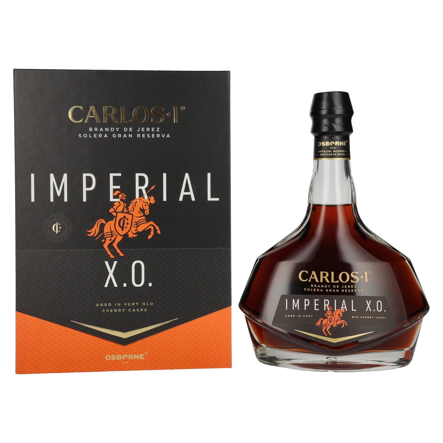 Carlos I Imperial X.O. Solera Gran Reserva Brandy de Jerez 40% Vol. 0,7l in Geschenkbox