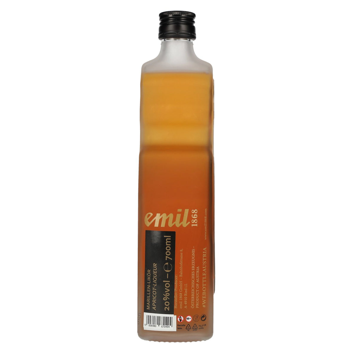 emil 1868 Marillen-Likör 20% Vol. 0,7l in Österreich Flasche