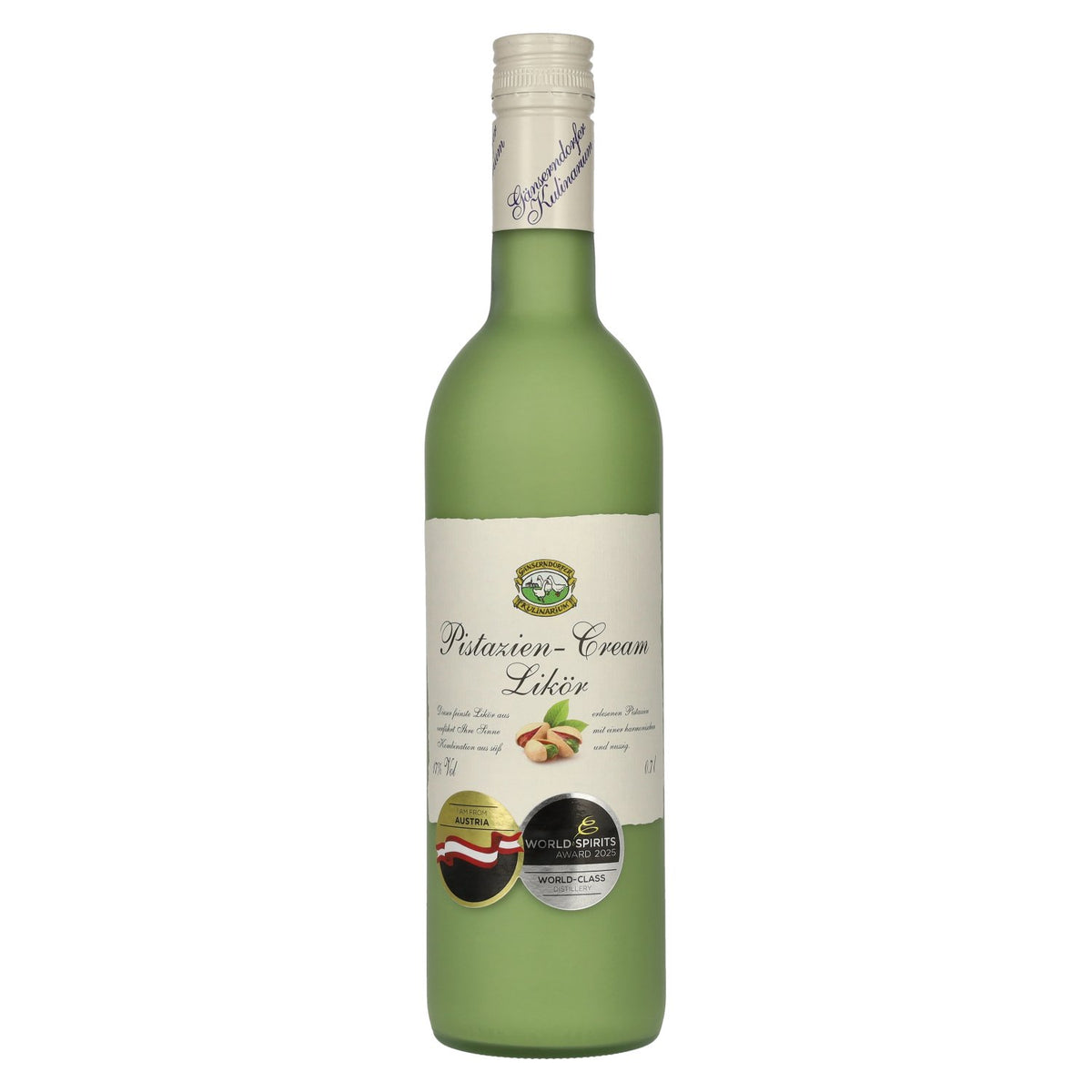 Gänserndorfer Kulinarium Pistazien-Cream Likör 17% Vol. 0,7l