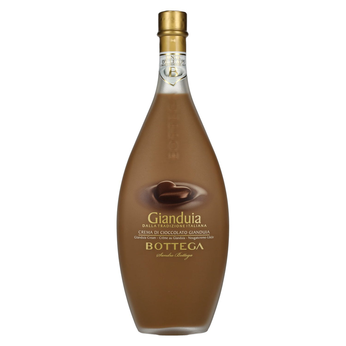 Bottega Crema di CIOCCOLATO GIANDUIA Liqueur de crème 17% vol. 0,5l