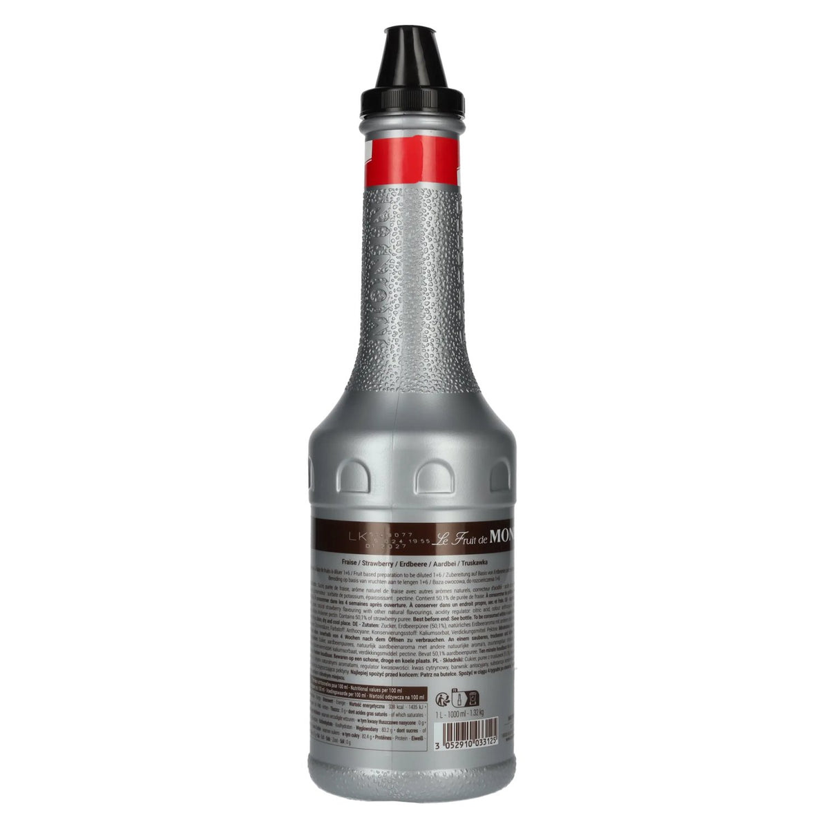 Monin fruit puree STRAWBERRY 1l PET