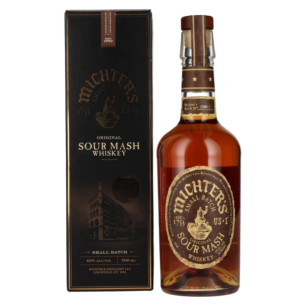 Michter's US*1 Small Batch Original Sour Mash Whiskey 43% Vol. 0,7l in gift box