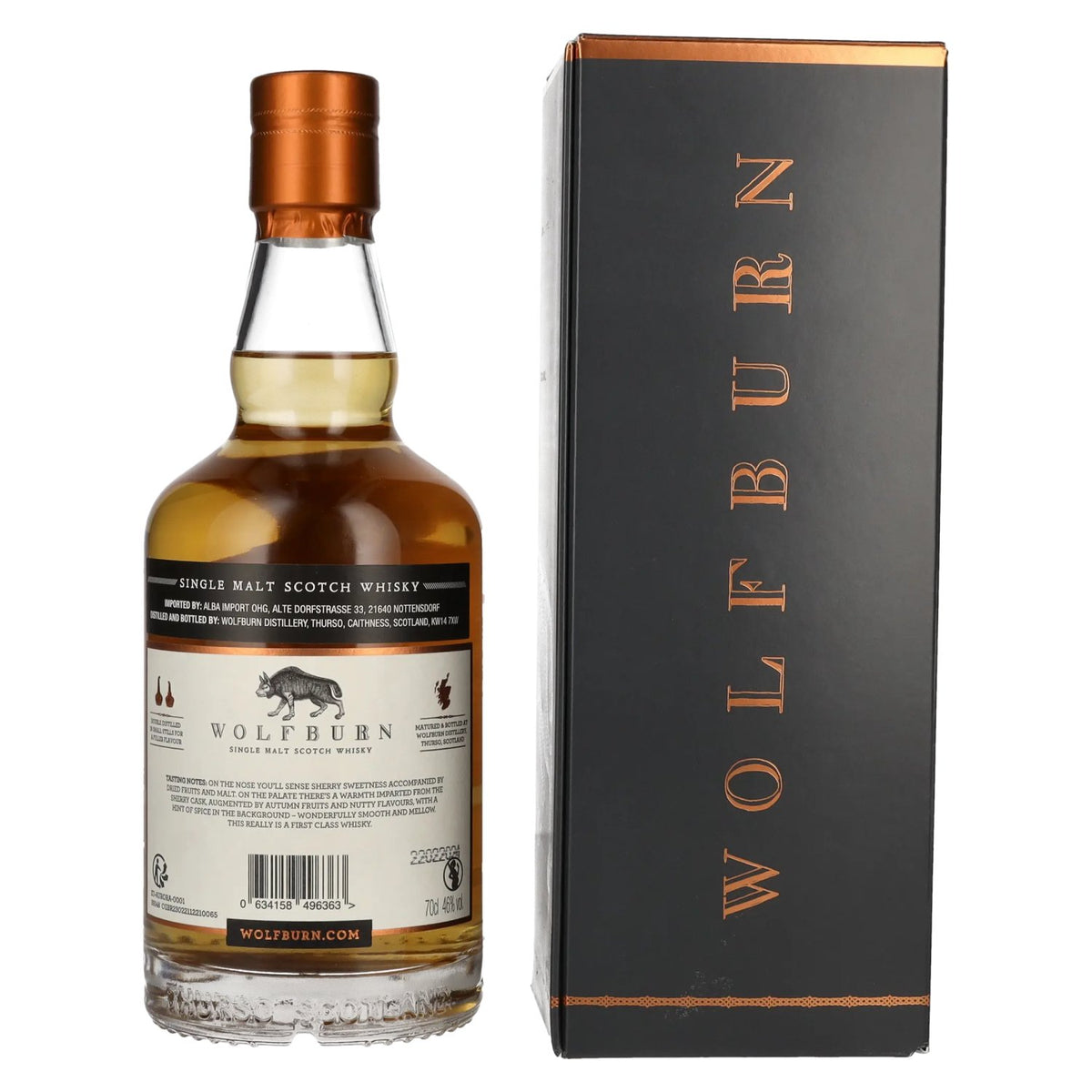 Wolfburn AURORA Single Malt Scotch Whisky 46% Vol. 0,7l en coffret cadeau