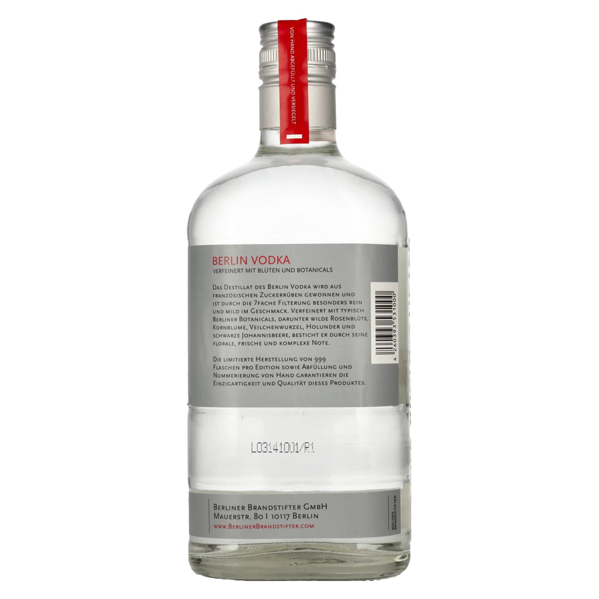 Berliner Brandstifter Berlin Vodka 43,3% Vol. 0,7l