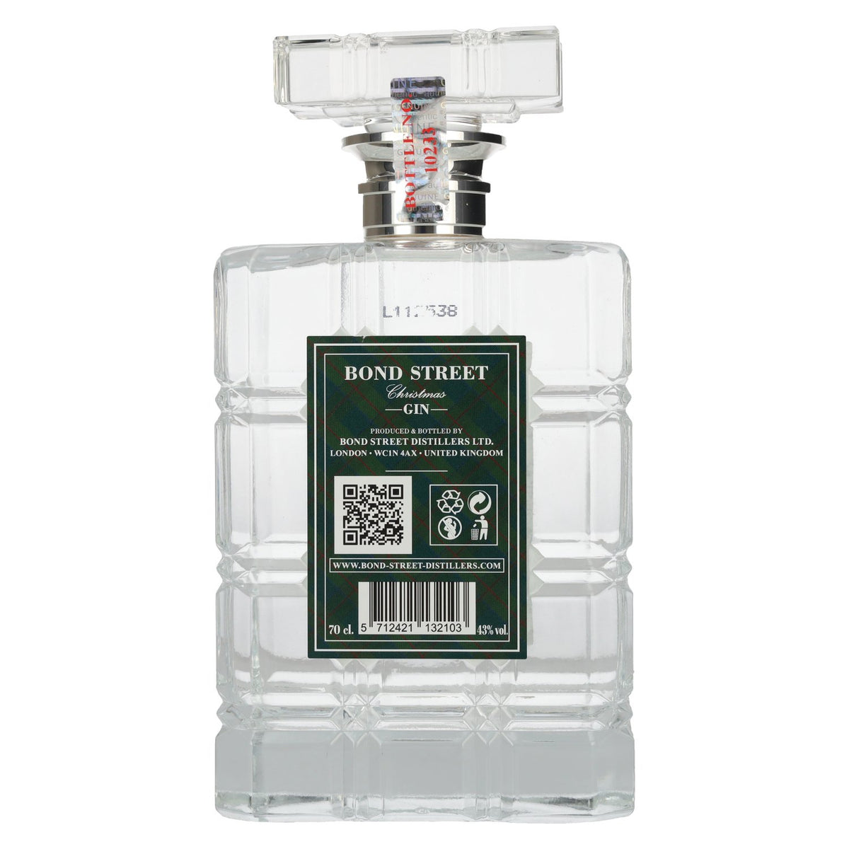 Bond Street Christmas Gin 43% vol. 0,7l