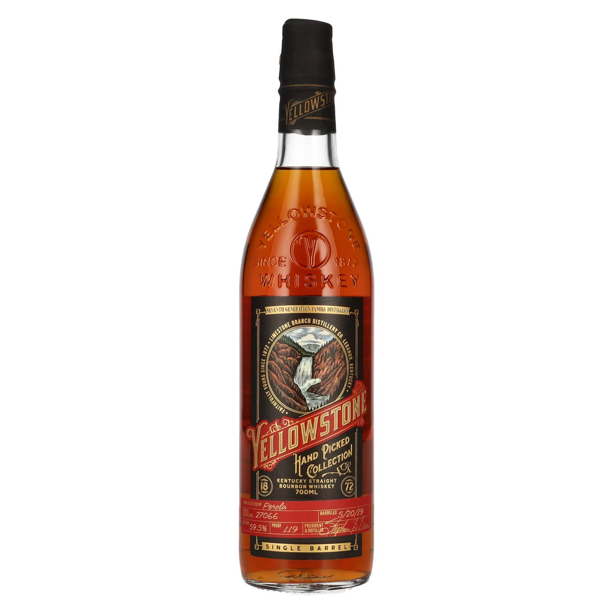 Yellowstone Hand Picked Collection Selected by Perola Bourbon Whiskey 59,5% Vol. 0,7l