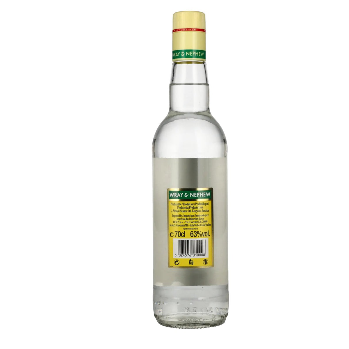 Wray &amp; Nephew Overproof Rum 63% ABV 0.7l