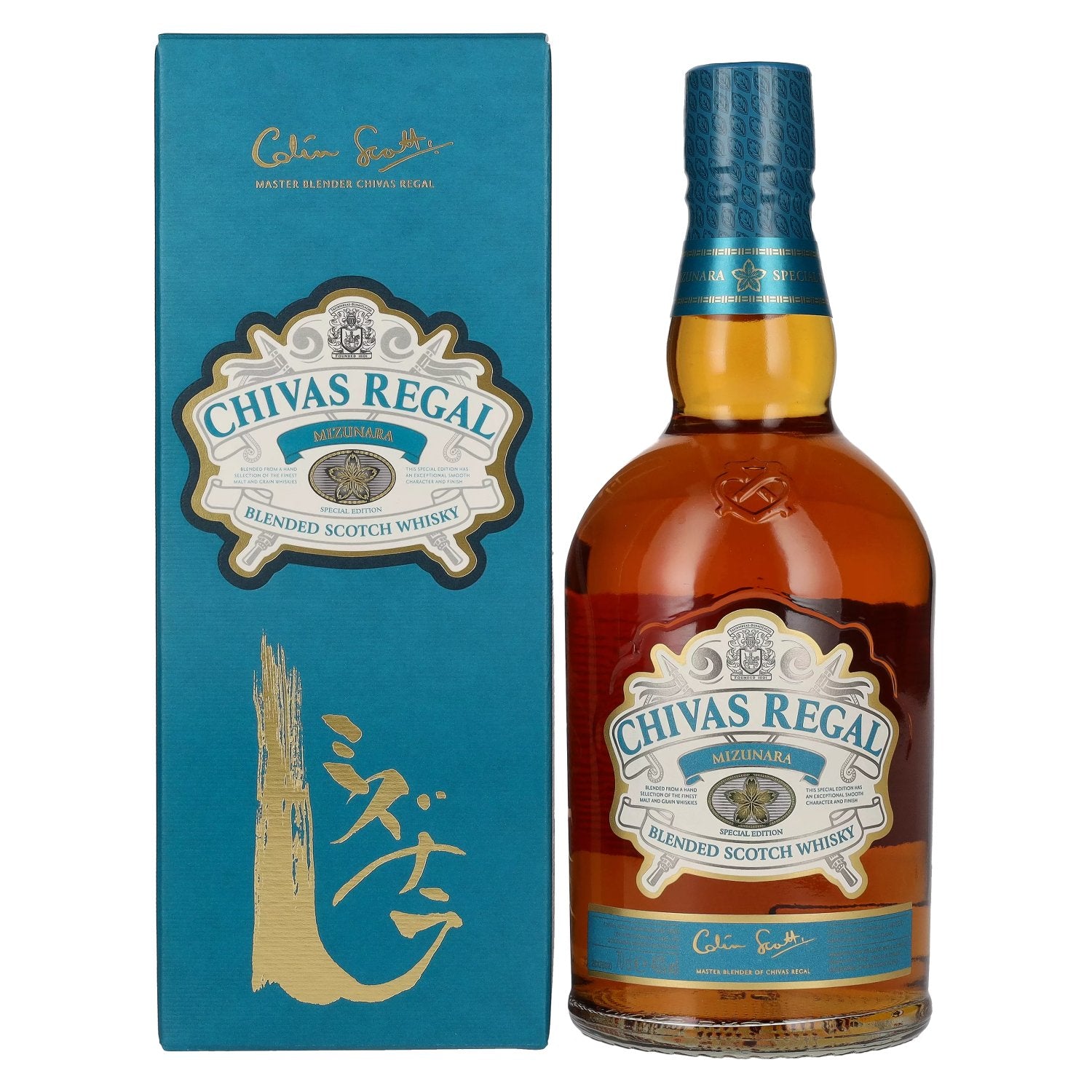 Chivas Regal MIZUNARA Blended Scotch Whisky 40% Vol. 0,7l en boîte cadeau