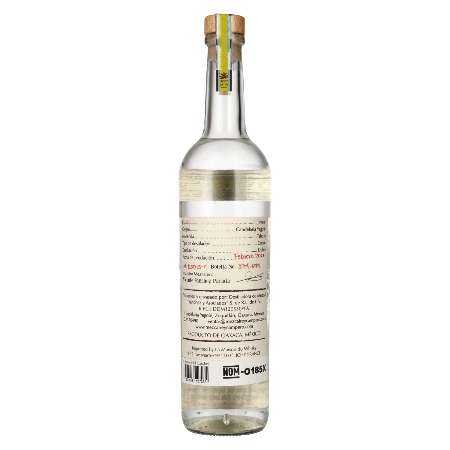 Rey Campero Mezcal CUISHE 49% vol. 0,7l