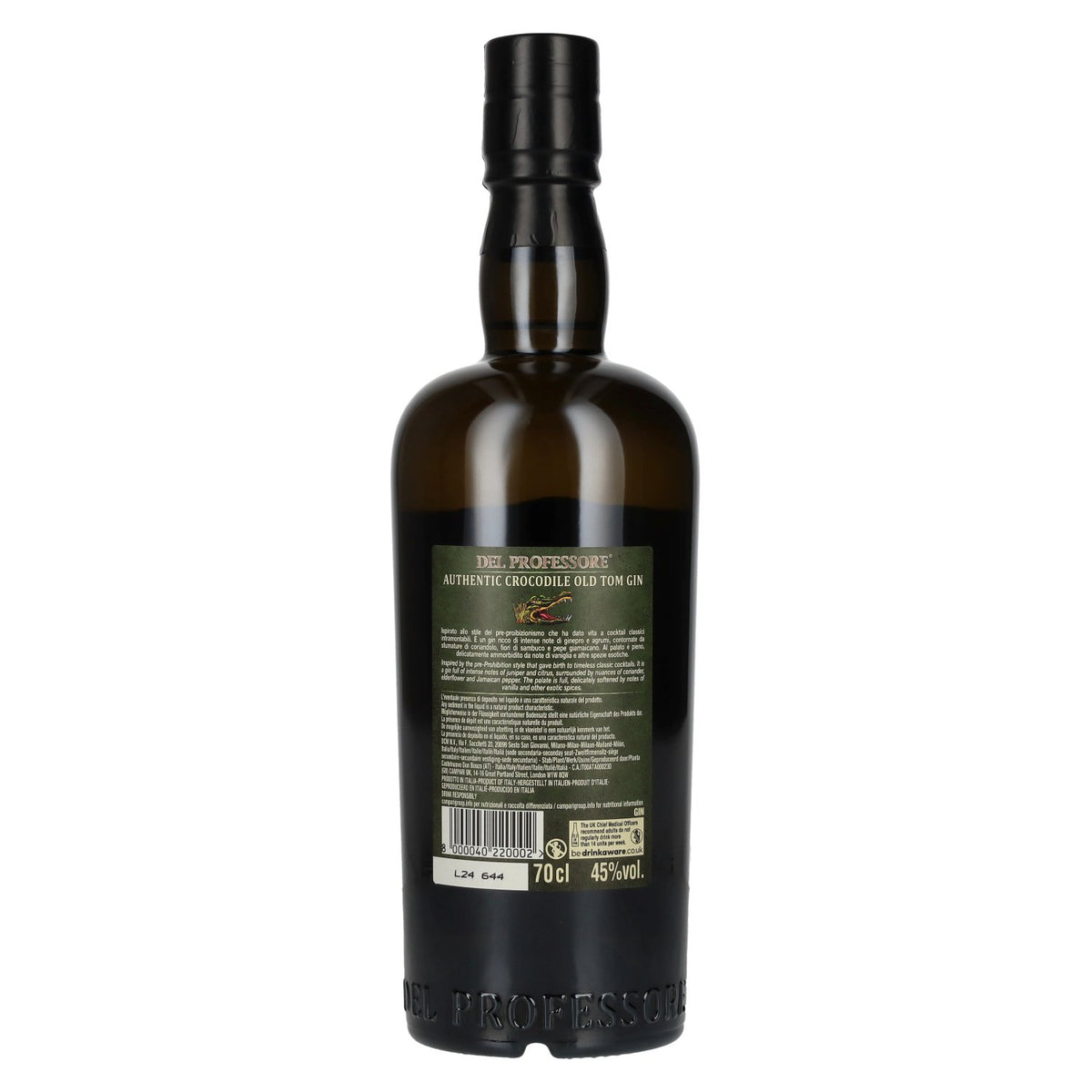 Del Professore Gin CROCODILE 45% Vol. 0,7l