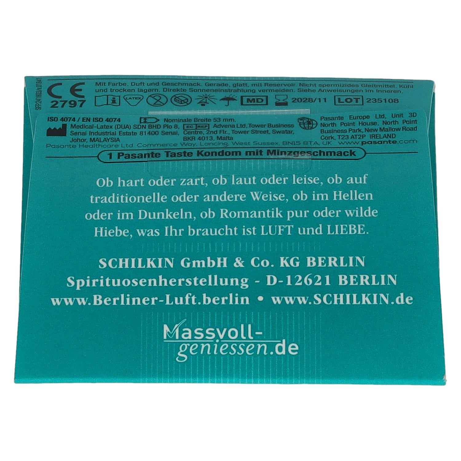 Berliner Luft Condom Packets