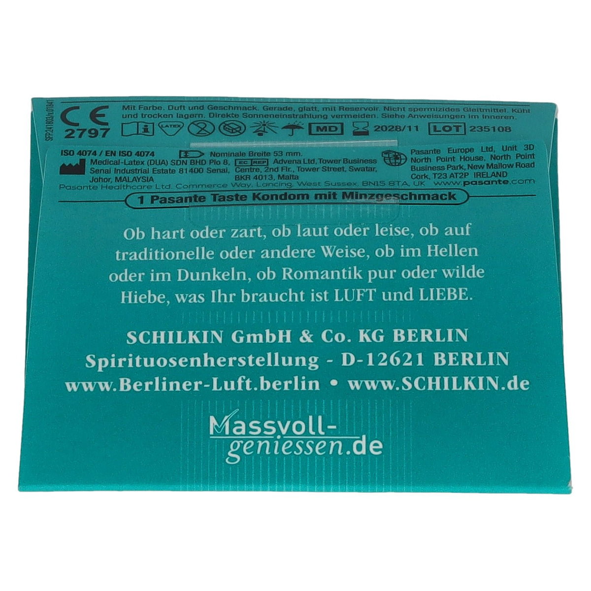 Berliner Luft Condom Packets