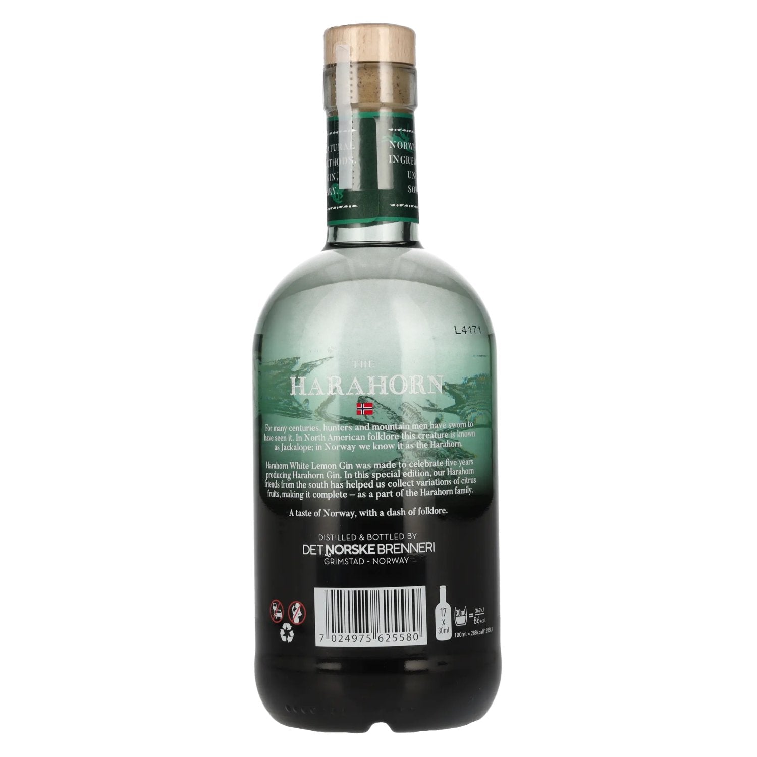 Harahorn Norwegian White Lemon Gin 42% Vol. 0,5l
