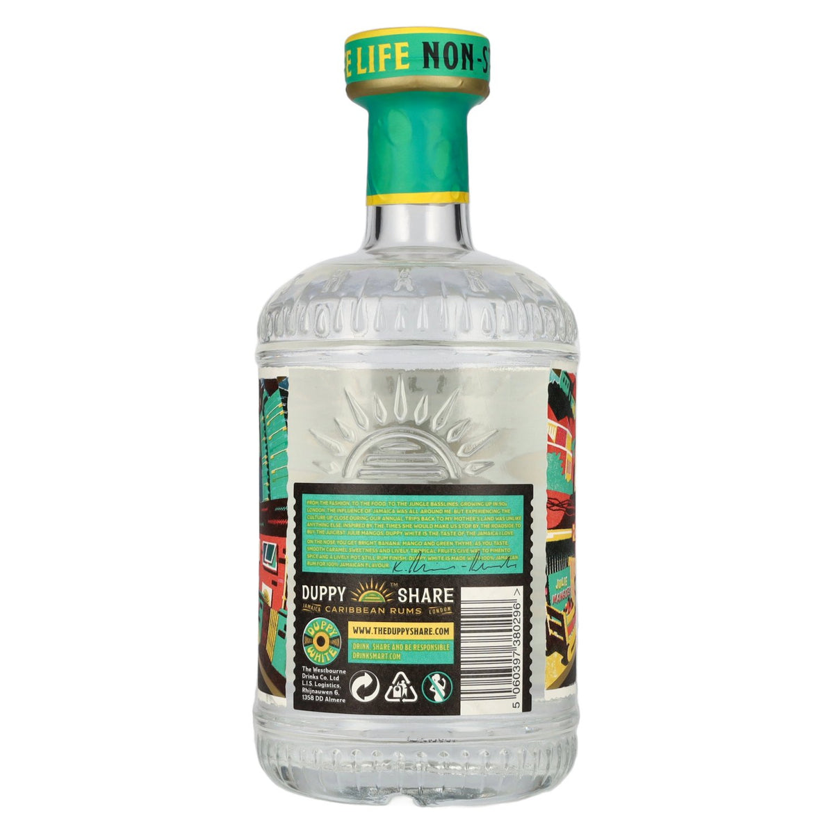 Duppy Share White Jamaican Rum 40% ABV 0.7l