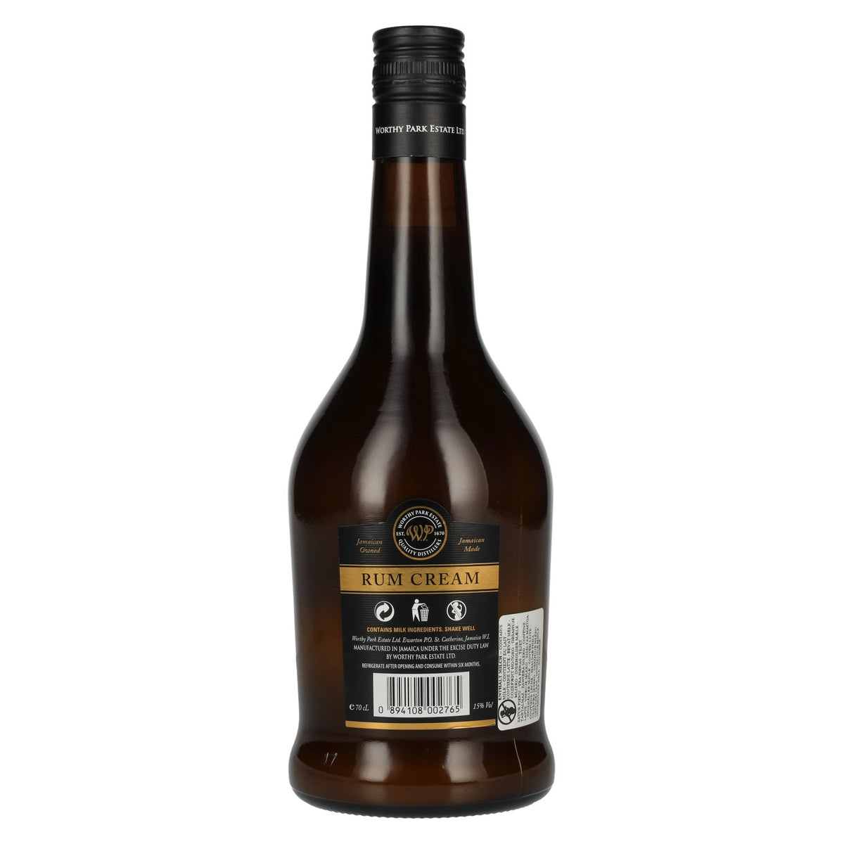Worthy Park Rum Estate Rum Cream 15% Vol. 0,7l