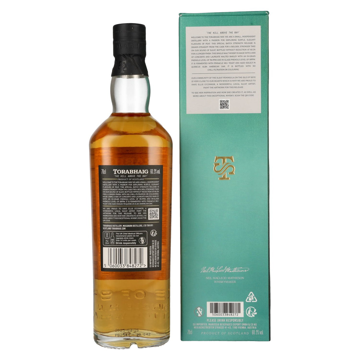 Torabhaig SOUND OF SLEAT The Legacy Series Batch Strength Single Malt 60,2% Vol. 0,7l in Geschenkbox