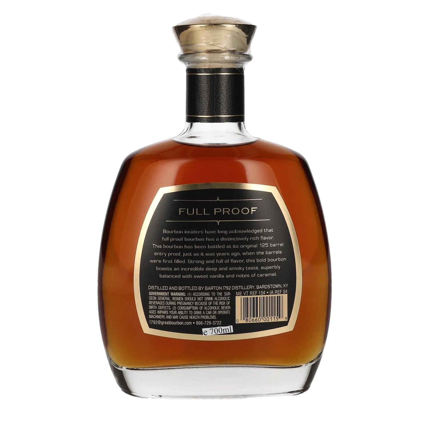 1792 FULL PROOF Kentucky Straight Bourbon Whiskey 62,5% Vol. 0,7l