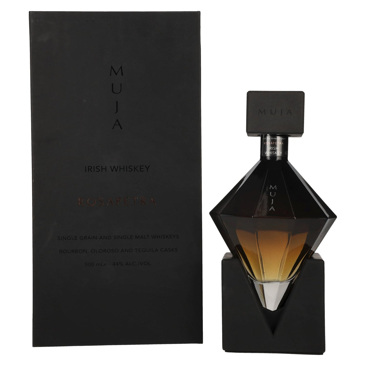Muja Rosapetra Blended Irish Whiskey 44% Vol. 0,5l in gift box