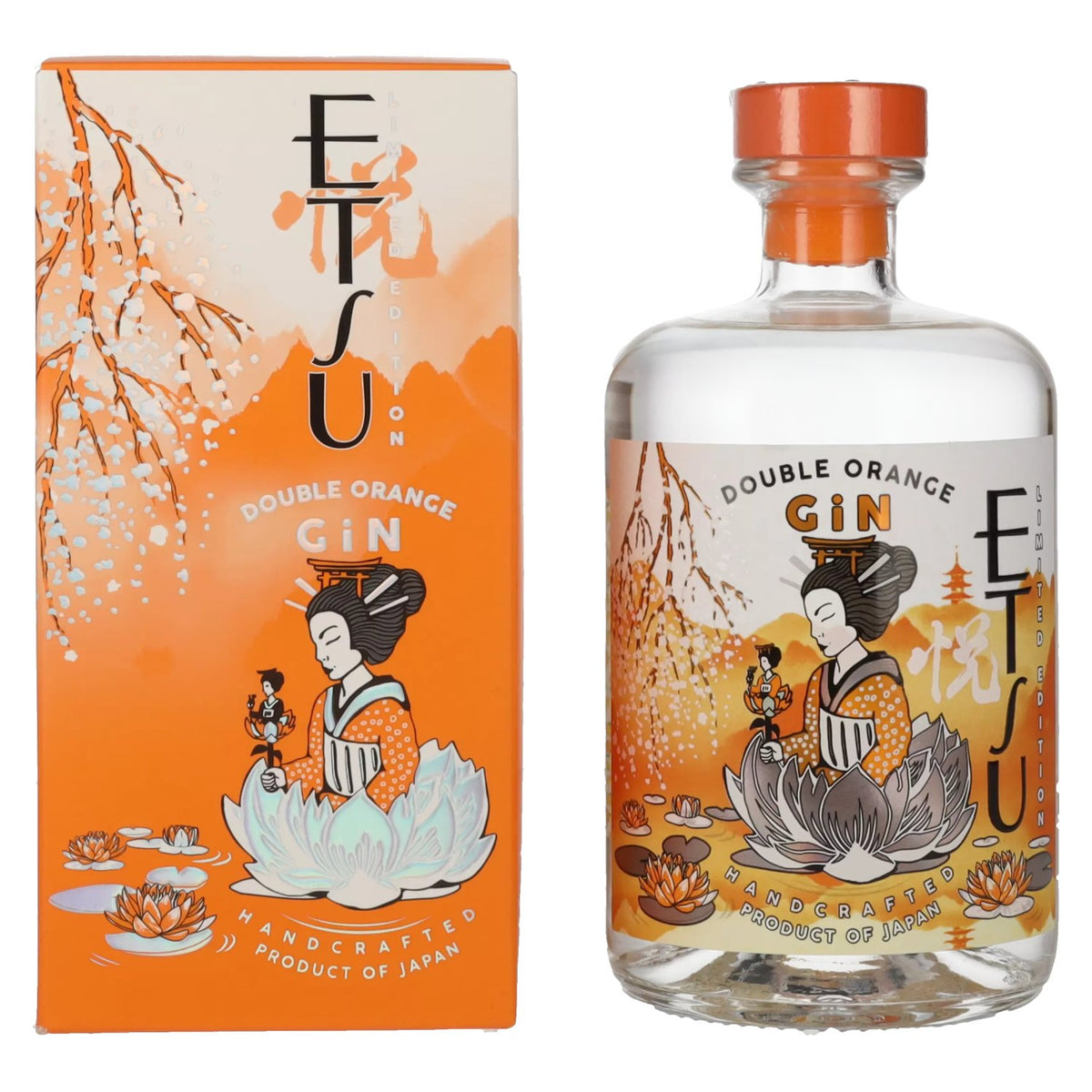 Etsu Gin DOUBLE ORANGE Limited Edition 43% Vol. 0,7l in gift box