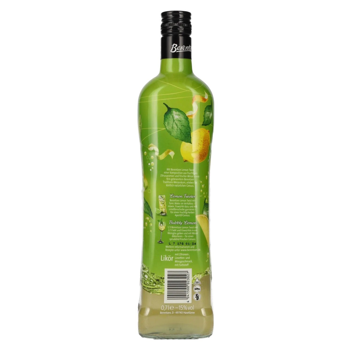 Berentzen Lemon Twist Liqueur 15% Vol. 0,7l