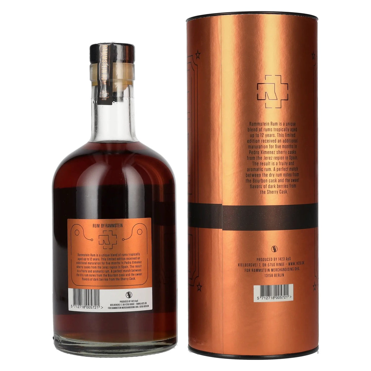 Rammstein Rum PX Sherry Cask Finish 46% Vol. 0,7l en boîte cadeau