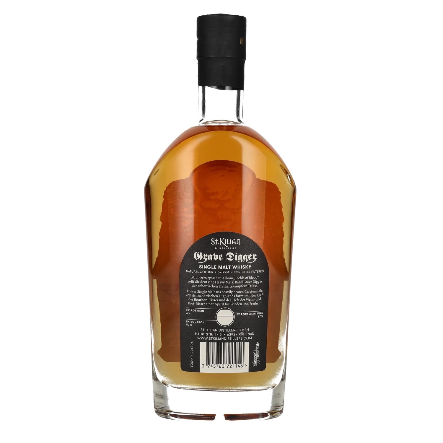 Grave Digger FIELDS OF BLOOD Single Malt Whisky 47% Vol. 0,7l
