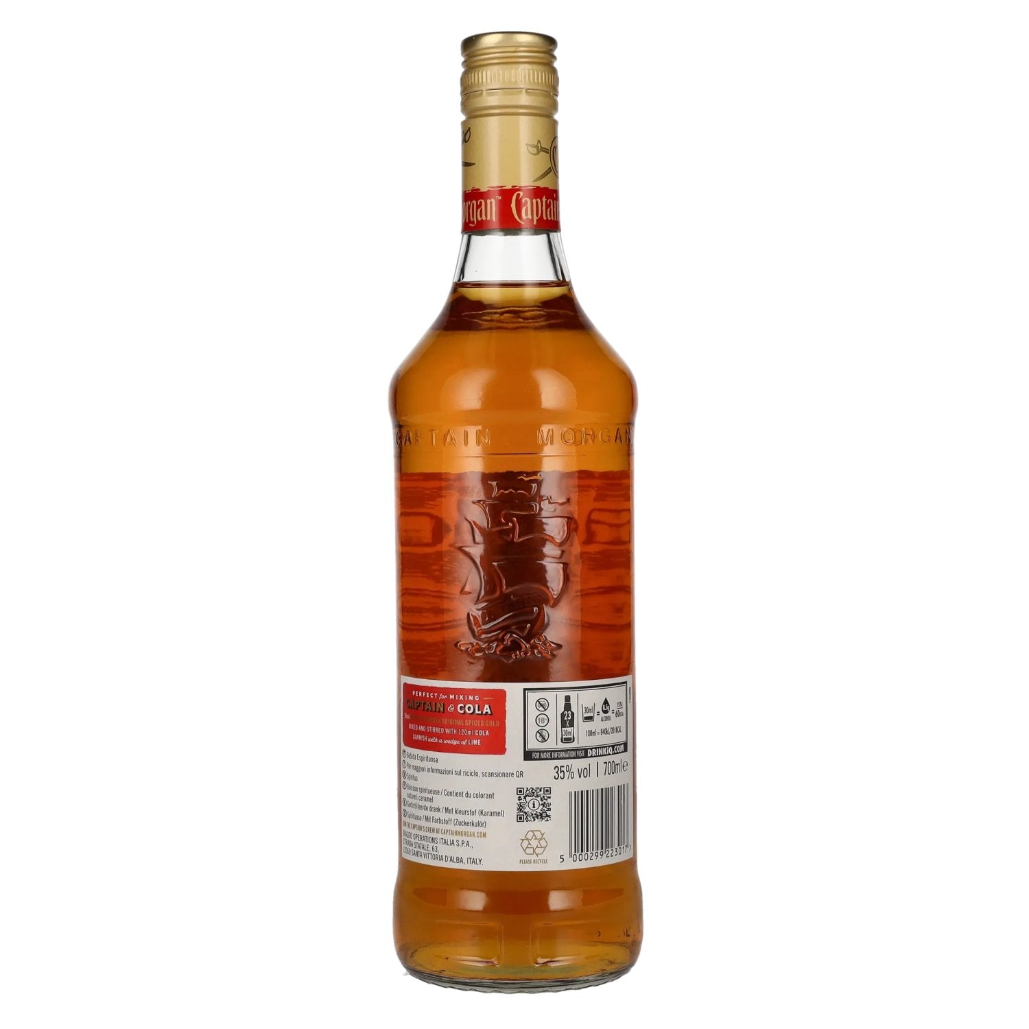 Captain Morgan Original Spiced Gold Spirit Drink 35% vol. 0,7l