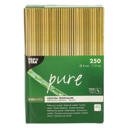 Pailles bio en paille 15 cm 250 pièces