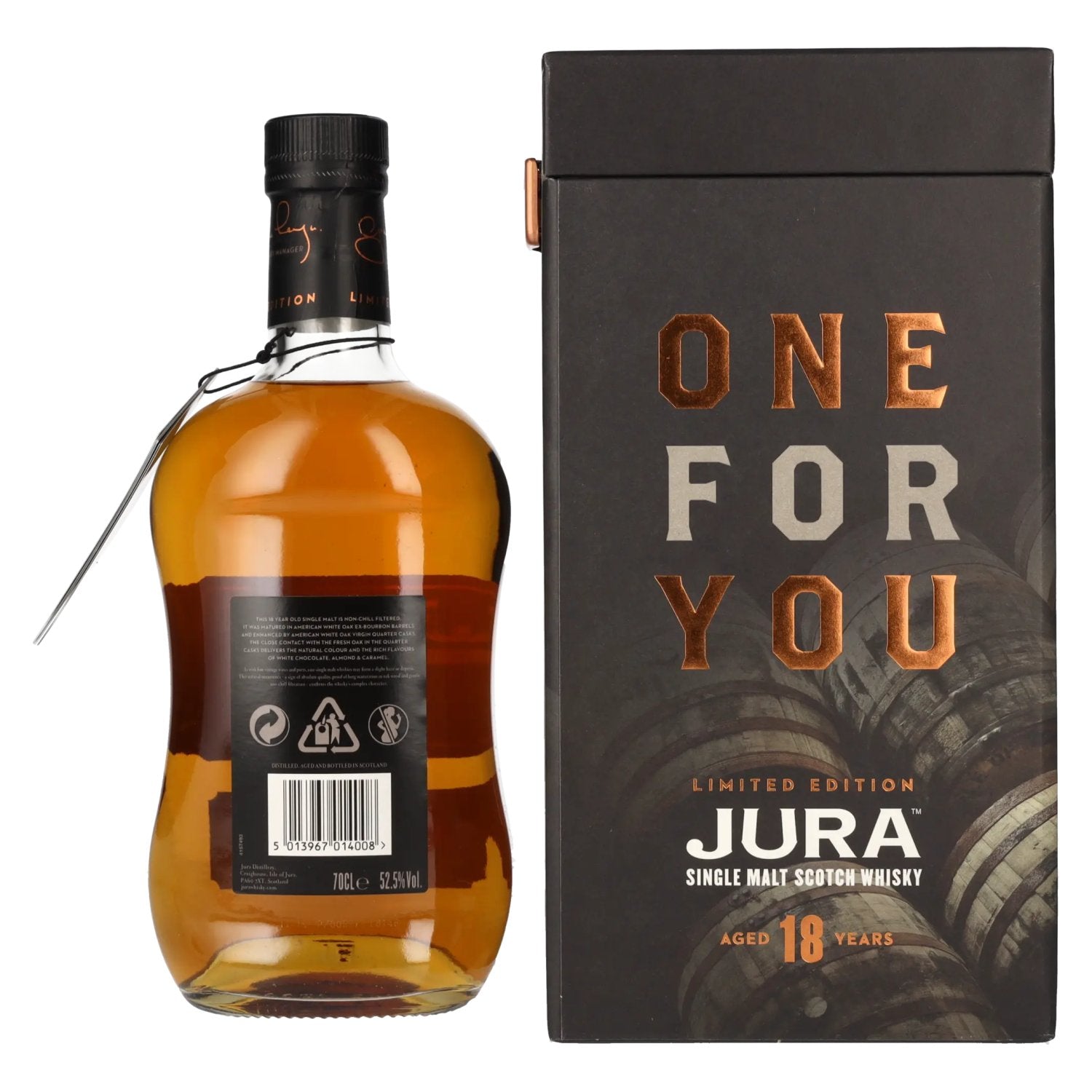 Jura ONE FOR YOU 18 Years Old Limited Edition 52,5% Vol. 0,7l in Geschenkbox