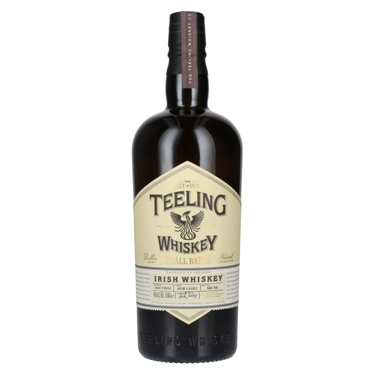 Teeling Whiskey SMALL BATCH Irish Whiskey Rum Cask 46% ABV 0.7l