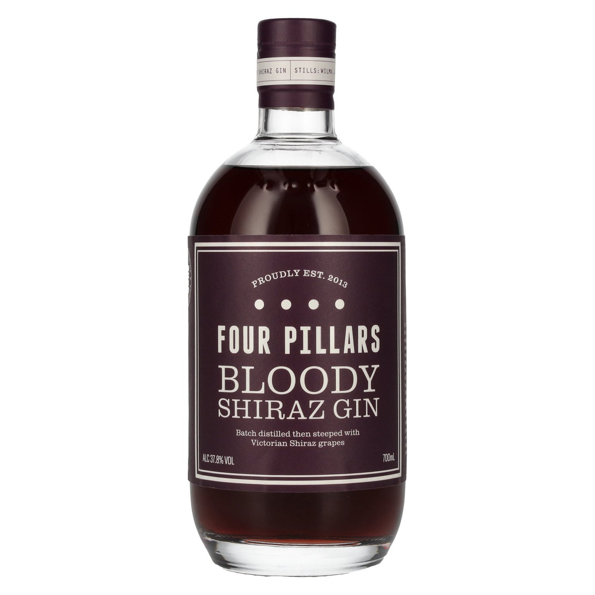 Four Pillars BLOODY SHIRAZ Gin 37.8% ABV 0.7l