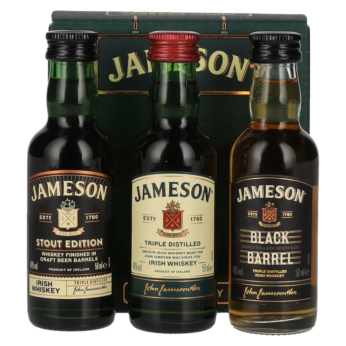 Jameson Irish Whiskey Tasting Set 40% Vol. 3x0,05l