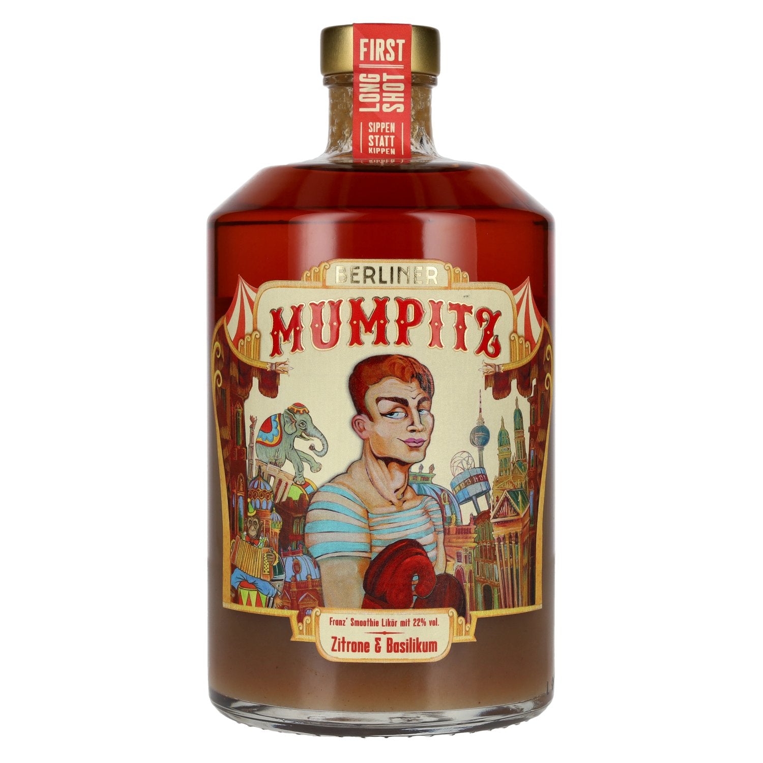 Berliner Mumpitz Zitrone & Basilikum 22% Vol. 0,7l