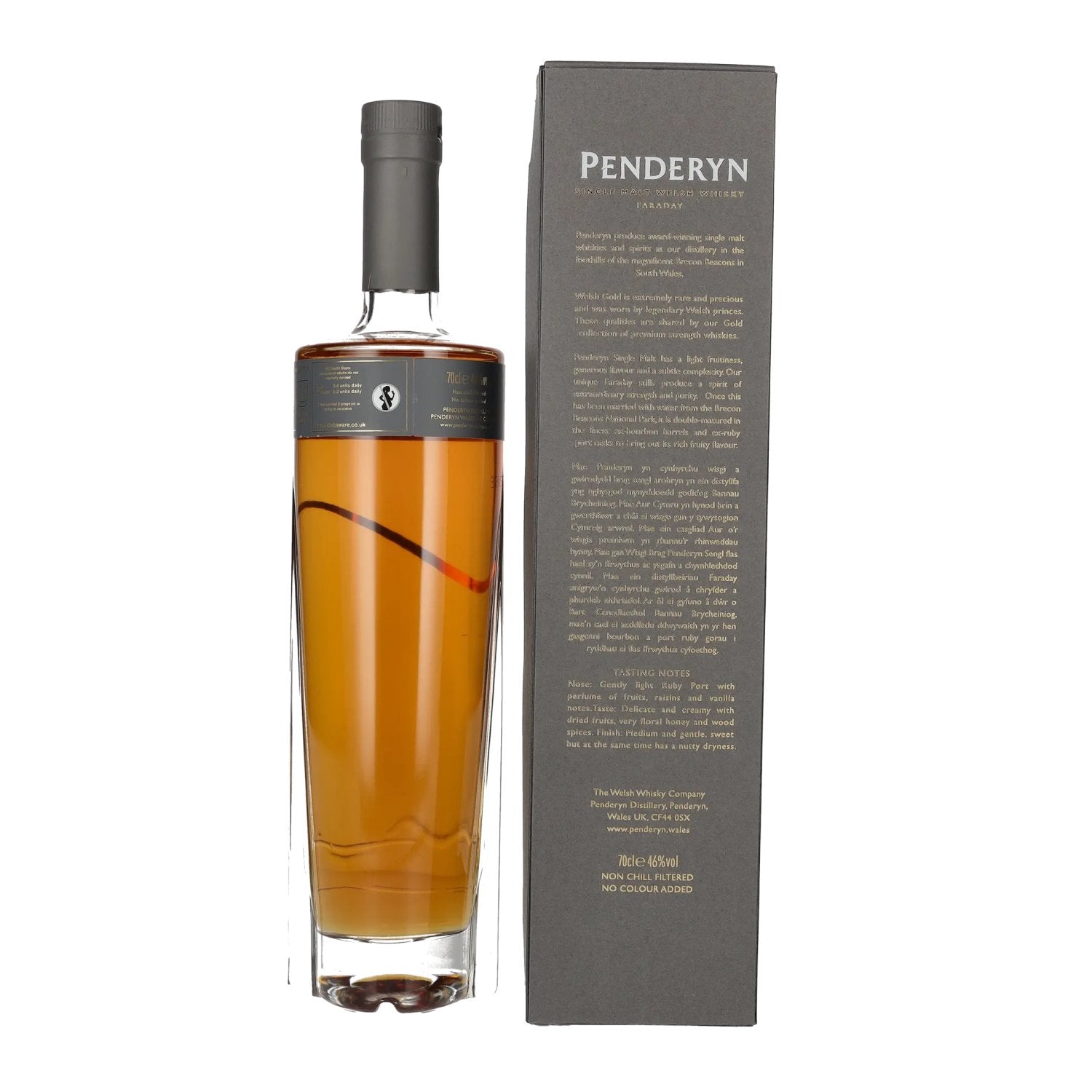 Penderyn FARADAY Travel Retail Exclusive 46% Vol. 0,7l in gift box