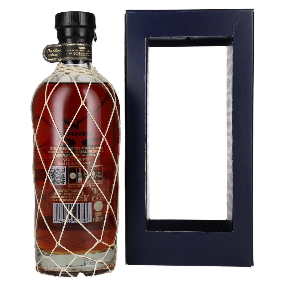 Brugal 1888 Ron Reserva Familiar Doblemente Añejado 40% vol. 0,7l en boîte cadeau