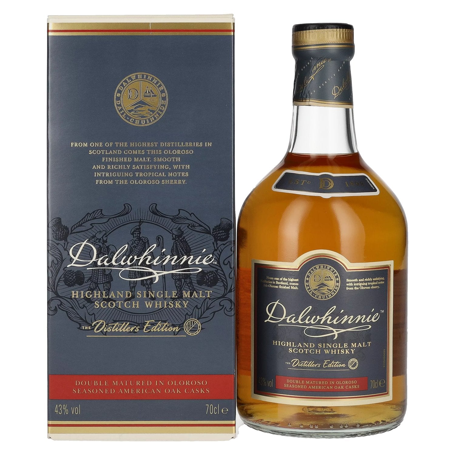 Dalwhinnie The Distillers Edition Double Matured 43% vol. 0,7l en boîte cadeau