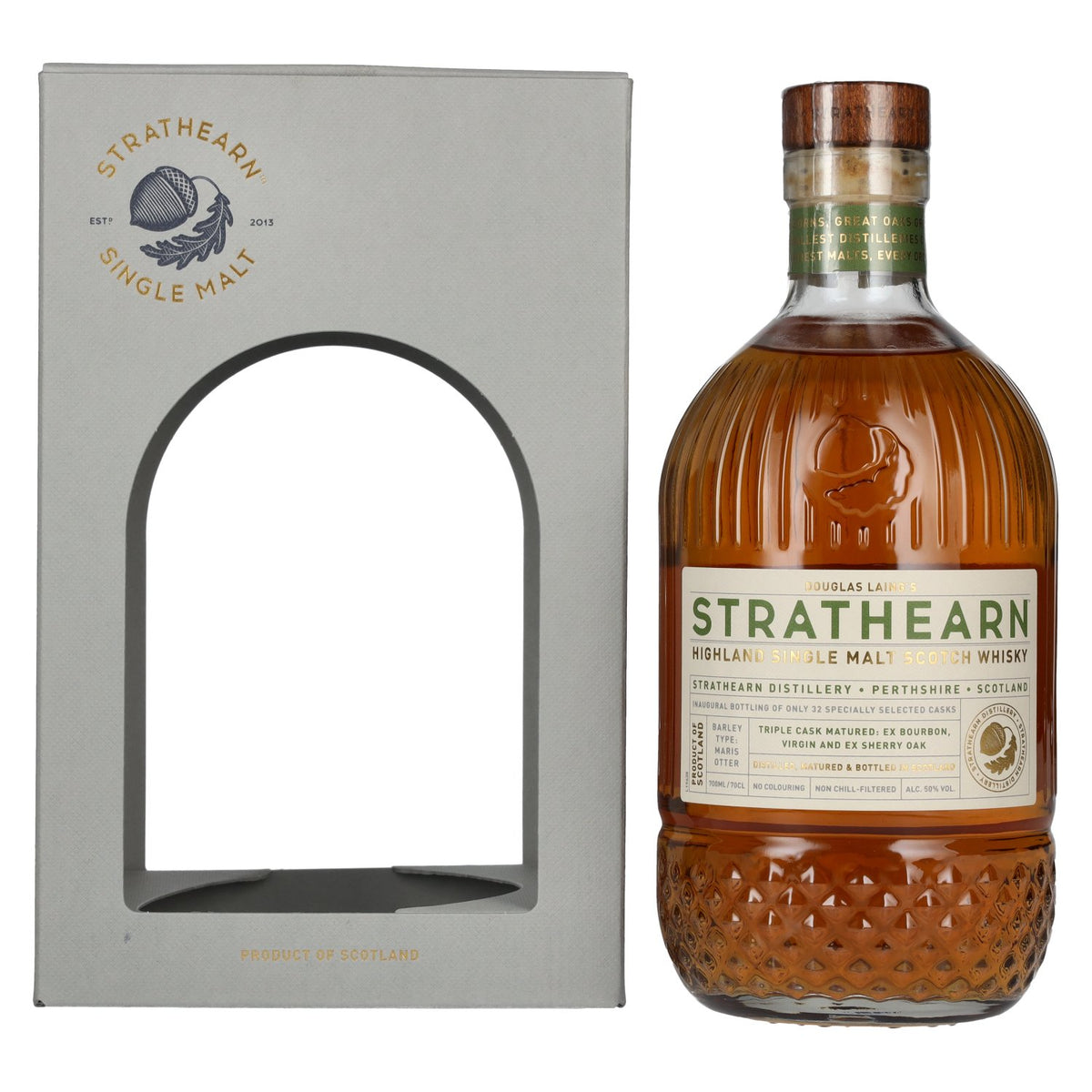 Douglas Laing STRATHEARN Triple Cask Highland Single Malt Scotch Whisky 50% Vol. 0,7l in gift box