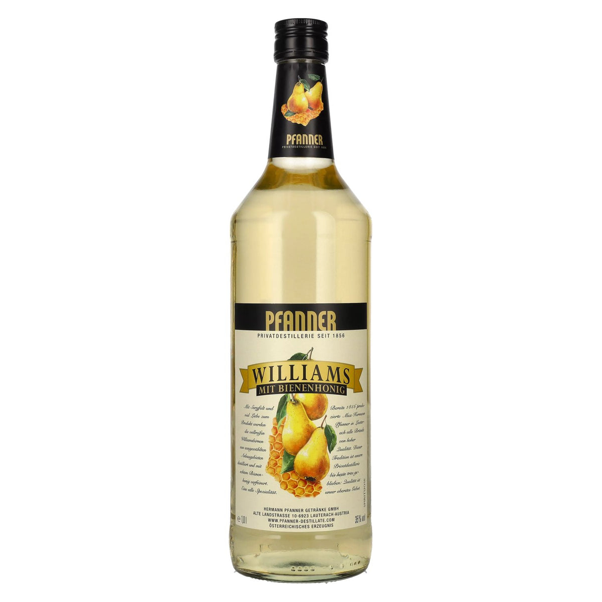 Pfanner Williams mit Bienenhonig 35% Vol. 1l