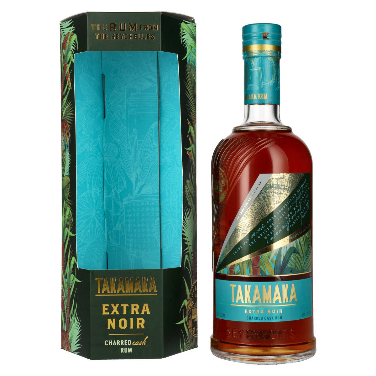 Takamaka EXTRA NOIR Rum 43% Vol. 0,7l in gift box
